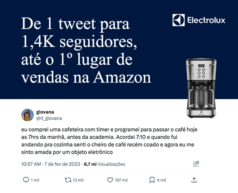 Eletrolux - Máquina de expresso